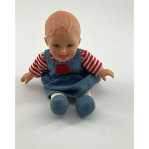 Radio Flyer Doll Girl Denim Dress Reg No 7995 (HK) 1998 Vintage No Hat